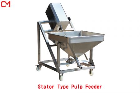 Stator-type pulp feeder